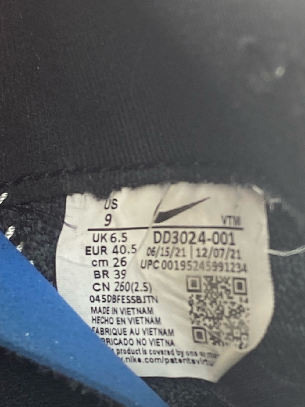 Nike React Infinity Run Flyknit 3 FK DD3024-001 Black Women’s 9 Running Shoes - Picture 14 of 16